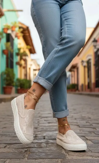 Espadrile dama casual bej Y602 T55-3